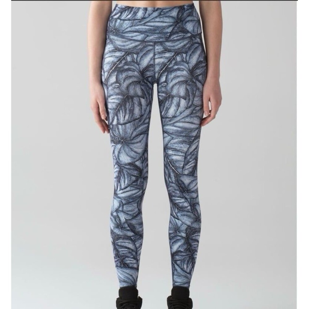 Lululemon Wunder Under Hi-Rise Tight Nulux Jungle Alpine White Multi (6) #271